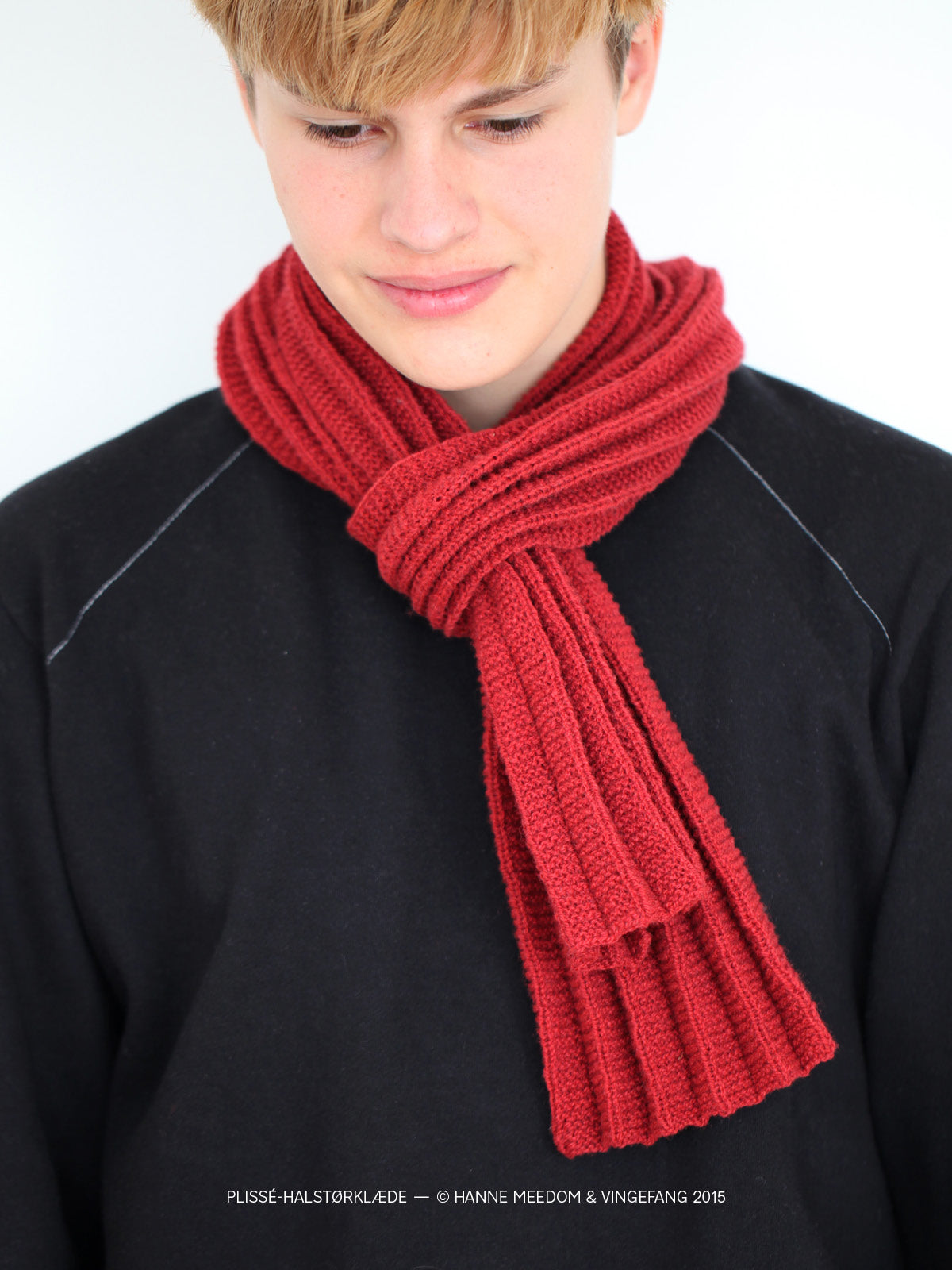 Plissé halstørklæde